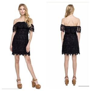 Astr the Label Valentina Off Shoulder Lace Dress